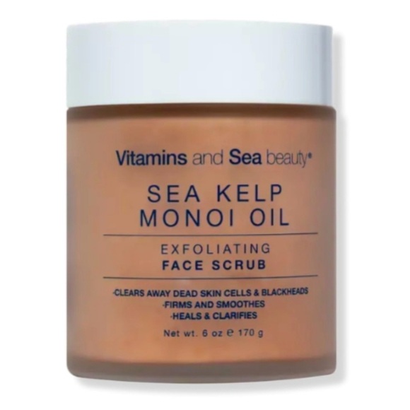 Other - Vitamins and Sea Beauty 6 Oz Sea Kelp Monoi Oil Exfoliating Face Scrub NEW PC